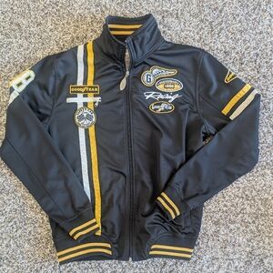 Goodyear Tricot Black Yellow White Chattanooga Racing Jacket|XL